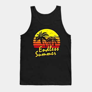 Endless Summer Retro Sunset Tank Top